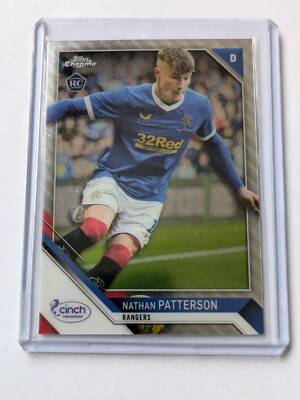 Nathan Patterson Rangers 2021-22 Topps Chrome SPFL #121 Rookie