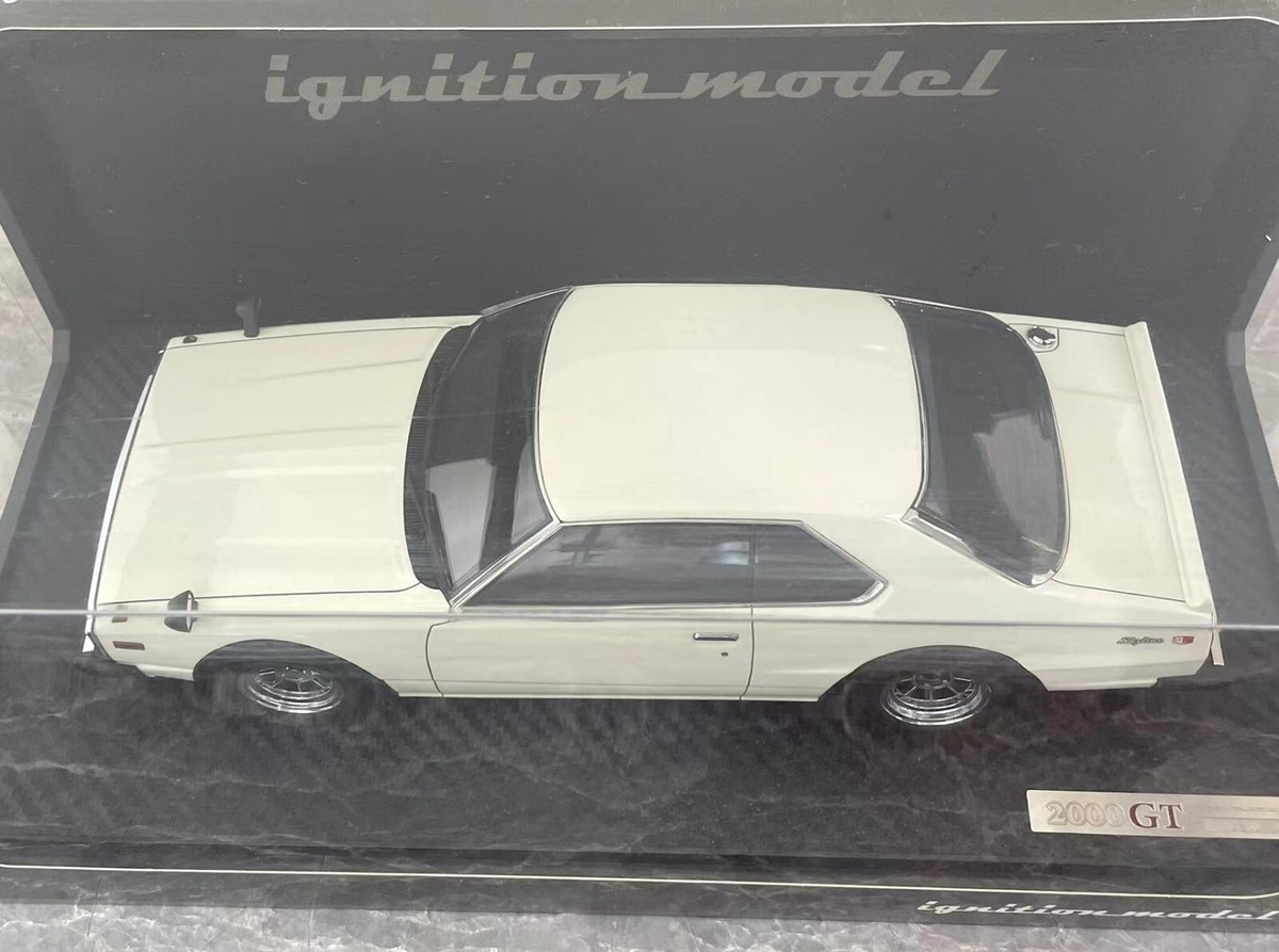 RARE* IG1081 1/18 Nissan Skyline 2000 GT-ES (C210) White RARE* IG1081 1/18 Nissan Skyline 2000 GT-ES (C210) White