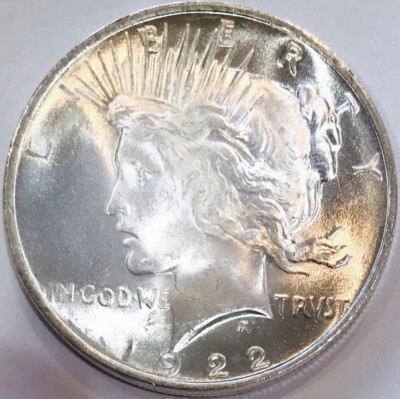  1922 P PEACE DOLLAR FLAWLESS SUPERB GEMBU+++ EXTRAORDINARY EXAMPLE 