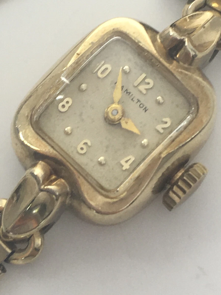 10K GF HAMILTON WATCH SPEIDEL 10KT GF BAND Wind Up Does Not Run