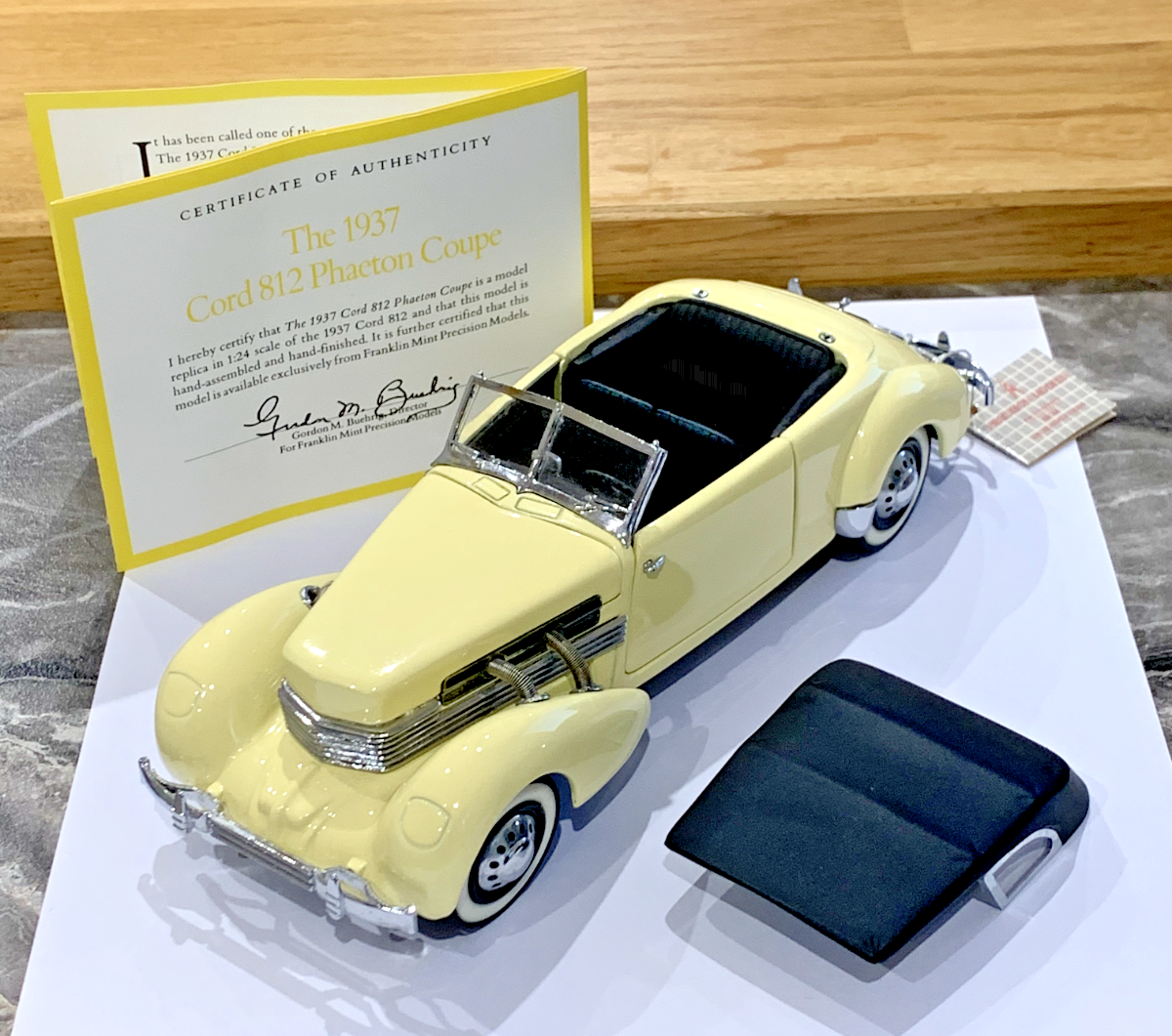 フランクリンミント 1937 Cord 812 Phaeton Roadster Franklin Mint 1937 Cord 812 Phaeton Coupe Scale 1/24 | eBay