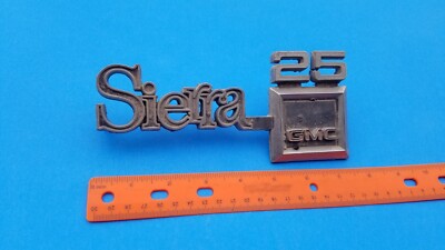 75 76 77 78 79 80 GMC SIERRA 25 SIDE FENDER EMBLEM BADGE