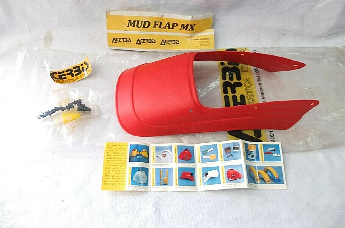 For Acerbis MX Cross Vintage Motorcycle Rear Mud Flap Extension | eBay