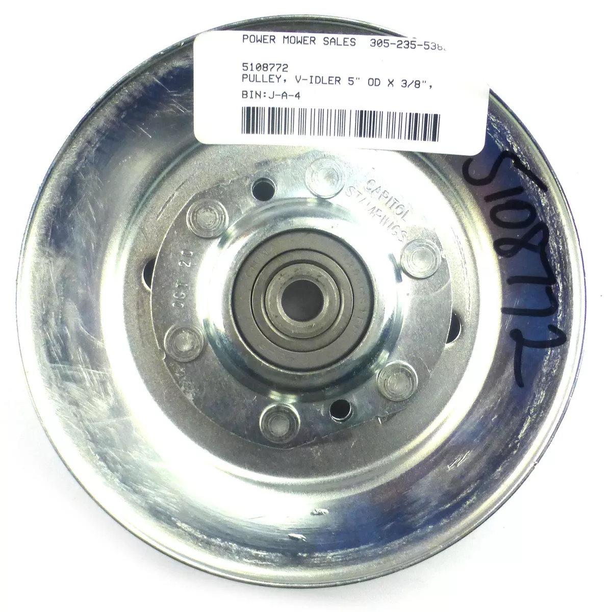 V top idler pulley