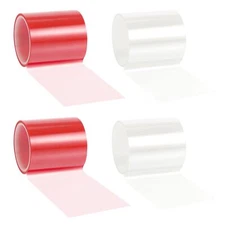 4 Rolls of Self Adhesive Repair Light Tape-16.4 ft x 2 Inches Headlight & Red 