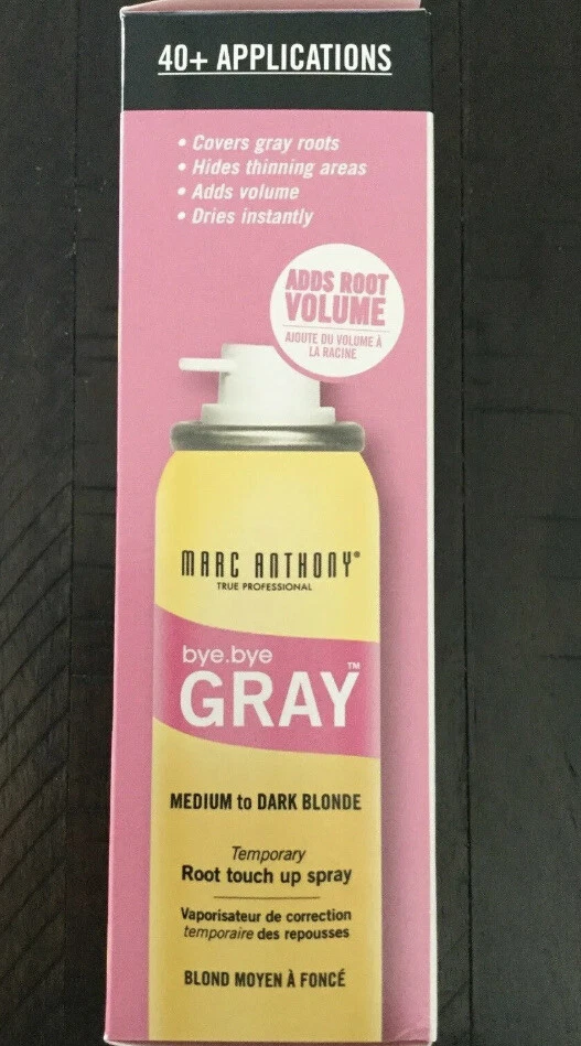 3 AEROSOL RETOQUE RAÍZ TEMPORAL ADIÓS GRIS MARC ANTHONY RUBIO MEDIO A OSCURO Foto 2 de 4