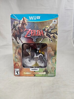 The Legend of Zelda: Twilight Princess HD Wii U + Wolf Link Amiibo NEW Sealed