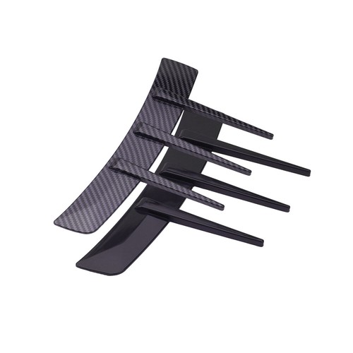 Universal Car Modified Leaf Panel Simulate Shark Gills Flank Body Trims Sticker - Picture 8 of 10