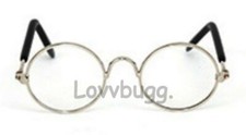 NEW Silver Wire Frame Glasses for American Girl 18" Doll Molly FREESHIP ADD-ONS!