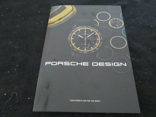 2022 Porsche Design Sport Chrono Katalog zegarków 718 Cayman GT4 GT3 GT2 Broszura - Zdjęcie 1 z 3