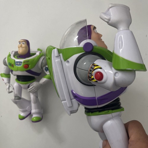 Buzz Lightyear 11" Action Figure 64069/64128 Thinkway & 7" 2017 Disney Pixar - Picture 4 of 12