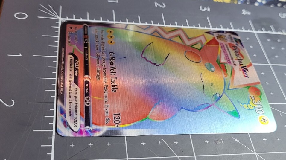 Pokemon Card - Pikachu VMAX (Secret) Vivid Voltage 188/185 Rainbow