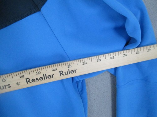 Nike Jacket Mens Extra Large Blue Tech Fleece Track Zip Hooded Gym Knit Running - Picture 17 of 19