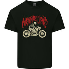 Nightmare Sprint Motorrad Motorrad Biker Herren T-Shirt leicht Baumwolle