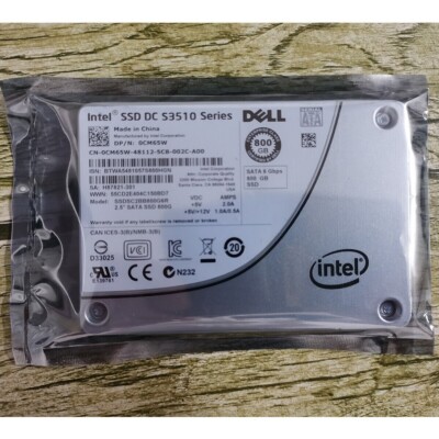 dell intel 800gb 2.5 Compatible DELL 800GB 6Gb/s SATA SSD Intel DC S3510 SSDSC2BB800G6R DP/N ...