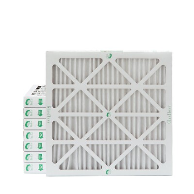 25x25x2 MERV 13 Pleated AC Furnace Air Filters.    8 Pack