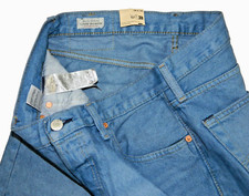 Men's 501 Jeans NEW Levi's Premium Denim Blue Tag 34/34 measured Size 32x33