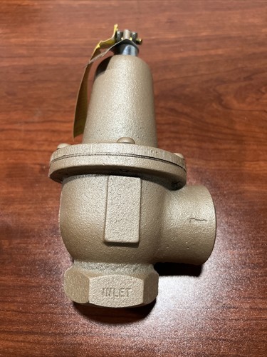 Watts Regulator Pressure Relief Valve Model M, # 740, Size 1 1/4 in, Set 75 LB. - Picture 4 of 7