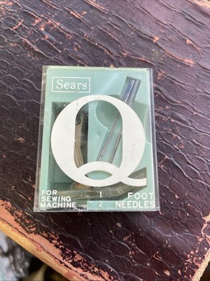 Sears Vintage Super High Shank  Double Needle Foot with Double Needles In Case Q