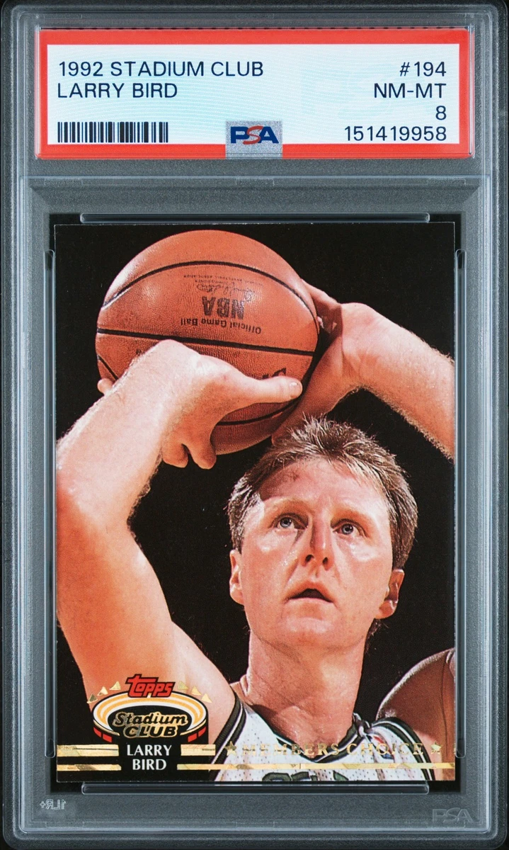 Topps Larry Bird 8 Graded Basketball Sports Trading Cards