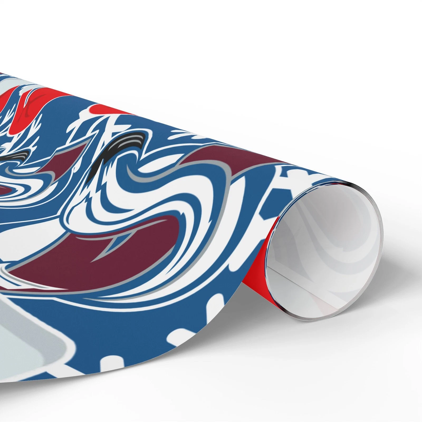 Colorado Avalanche Hockey Christmas Wrapping Paper Holiday Gift