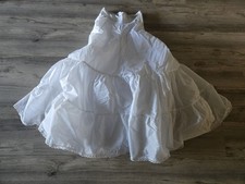 White Bridal Petticoat Skirt Sz 12 full tulle underskirt
