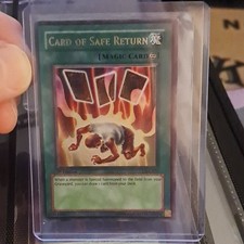 Yu-Gi-Oh! TCG Konami Card of Safe Return Labyrinth 1st Ed LON-029 Magic Card NM