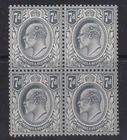SG249 7d Grey Black Block Of 4 UNMOUNTED/M/MINT