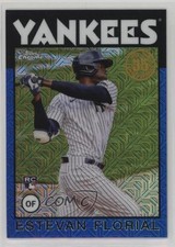 2021 Topps Silver Pack Series 2 1986 Chrome Baseball Blue Estevan Florial fs9