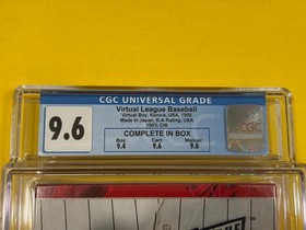 Virtual League Baseball (CGC 9.6 and 100% CIB) Nintendo Virtual Boy not WATA PSA