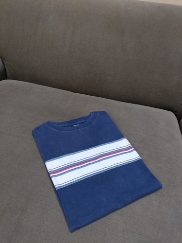 FADED GLORY Boys' Blue Cotton Short Sleeve T-shirt, size 14/16 - Picture 4 of 4