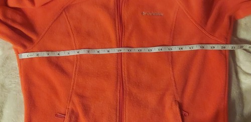 Columbia Womens Coral Benton Springs Full Zip Fleece Jacket Size Medium (Defect) - Picture 12 of 14