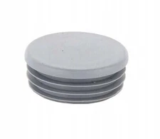 10x slatted plugs round 102mm round plugs grey end caps plastic