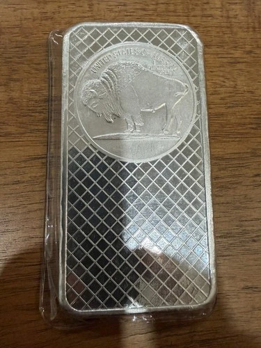 10 oz SilverTown Buffalo Silver Bar Sealed