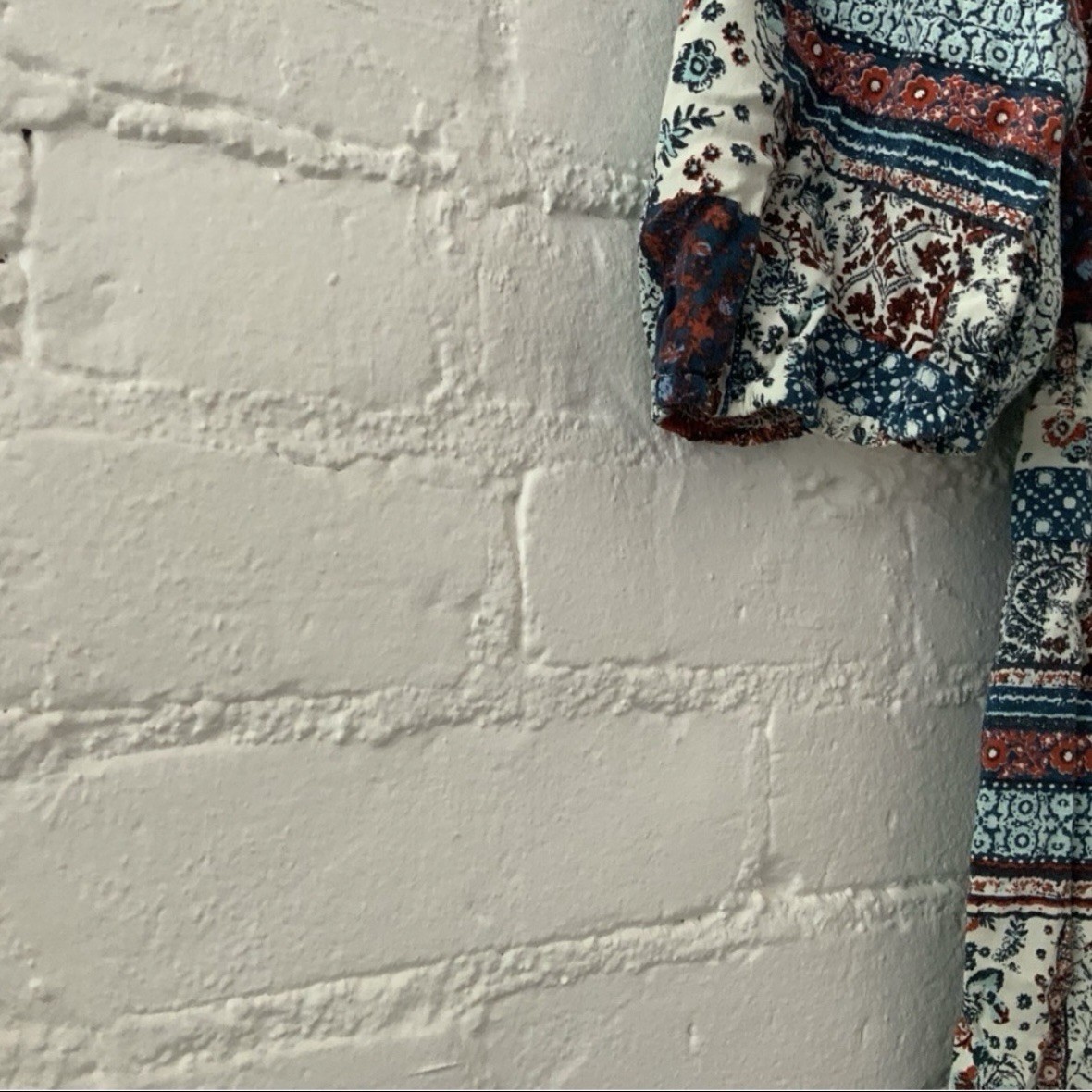 Mossimo Supply Co. Patchwork Romper One-Piece Ruf… - image 7