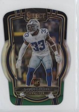 2022 Panini Select Club Level Black & Green Prizm Die-Cut Damone Clark #274 1aj4