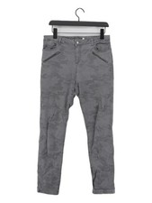 Mint Velvet Women's Jeans UK 14 Grey Lyocell Modal with Cotton, Elastane Skinny