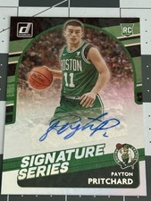 2020-21 Panini Donruss Payton Pritchard Signature Series Rooike Auto RC 6th Man