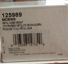 Moen Metal Hose 125989 Weighted Part