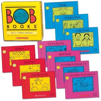 Lynn Maslen Kertell John  Bob Books: Set 3 Word Families Box Set ( (Taschenbuch)
