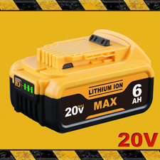 NEW 6.0AH 20V 20 Volt Max XR 6Ah Lithium Ion Battery For DeWalt DCB206 DCB205