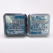Tim Holtz Distress Oxide Ink Pad Set Uncharted Mariner Blue Ranger Stamping