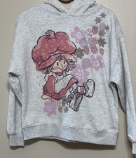 Strawberry Shortcake Sweatshirt Oversized Hoodie Size X-Small