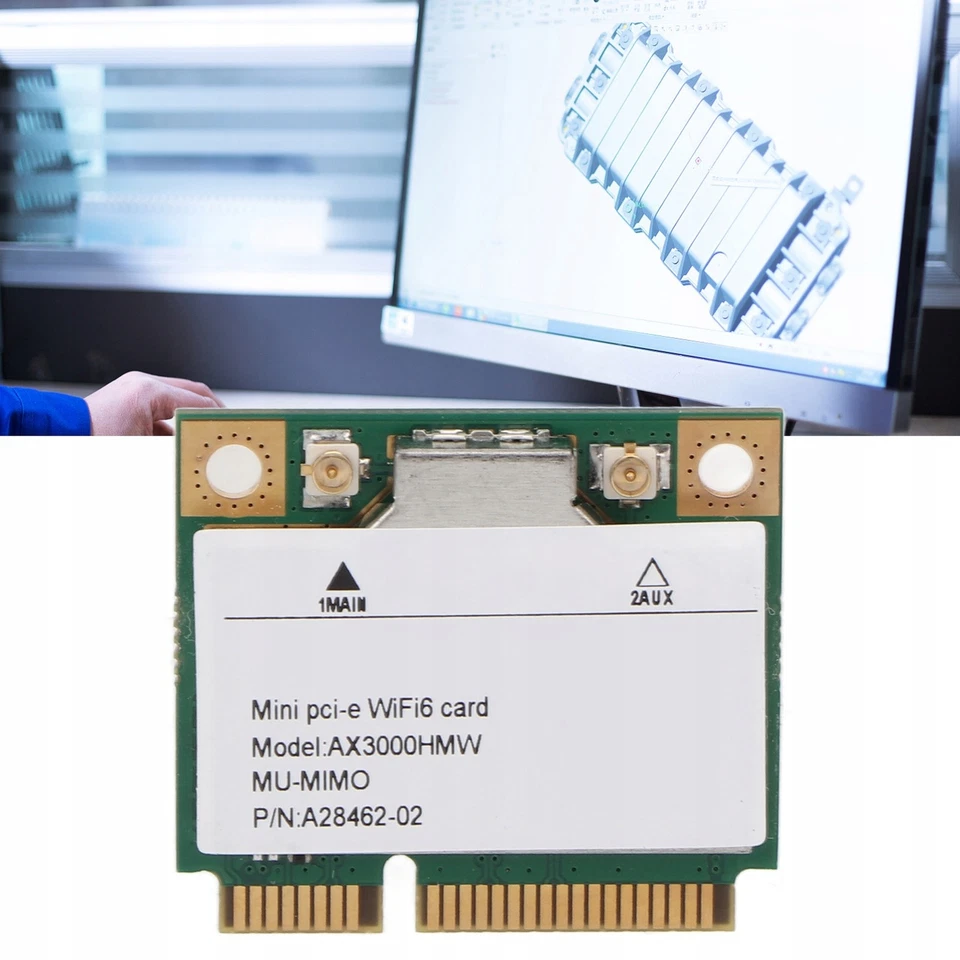 Mini Pcie Wlan Karte Wifi 6 Ax 3000mbps 2.4/5ghz Intel Ax200 Netzwerkkarte - Bild 2 von 4
