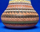 Ernie Watchman Native American Pottery Vase Etched Navajo Handmade Signed — photo 7