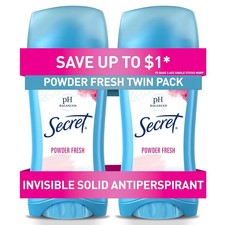 Secret Women s Antiperspirant Deodorant Powder Fresh, 2 2.6 oz, 24hr