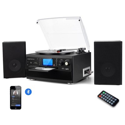 DIGITNOW Bluetooth Record Player Turntable with Stereo Speaker, LP ... Fast Ship