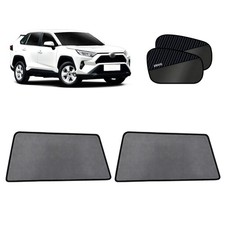 2 PCS Car Rear Side Window Shades for 2019-2025 Toyota RAV4 Accessories, Sun ...