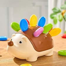 Kids Educational Hedgehog Puzzle Toy   Number Matching  Assembly Fun