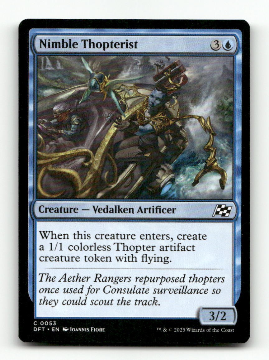 Nimble Thopterist 53 Common Aetherdrift Magic: The Gathering Near Mint